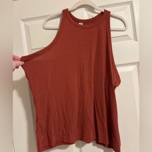Rust Sleeveless Women's Active Top